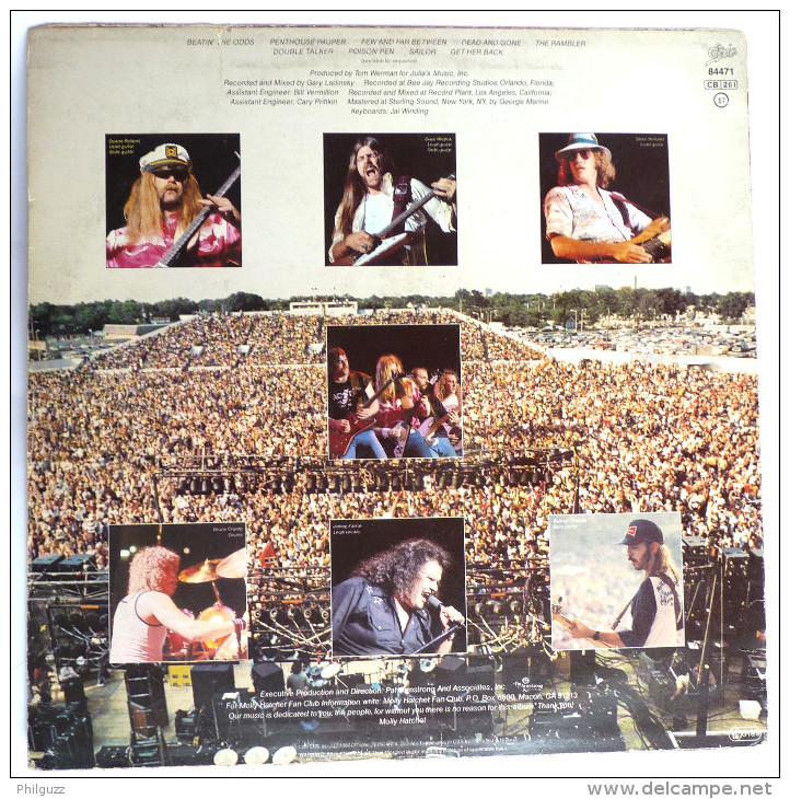 RARE Disque Vinyle 33T MOLLY HATCHET Beatin' The ODDS - EPIC 84471 1967 POCHETTE FRAZETTA - Disques & CD