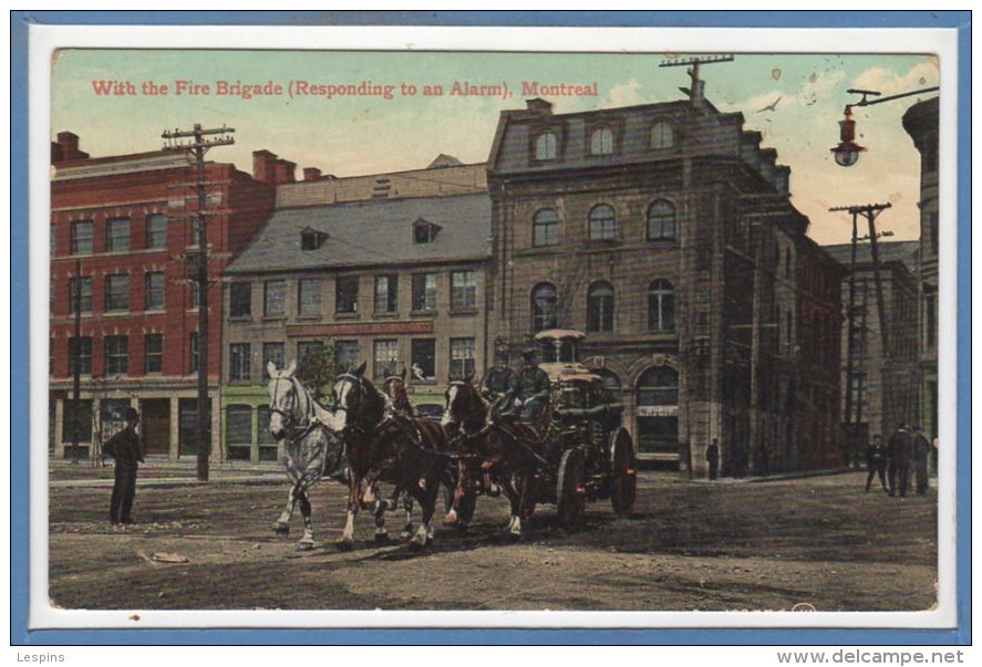 AMERIQUE  - CANADA - MONTREAL -- With The Fire Brigade - Montreal