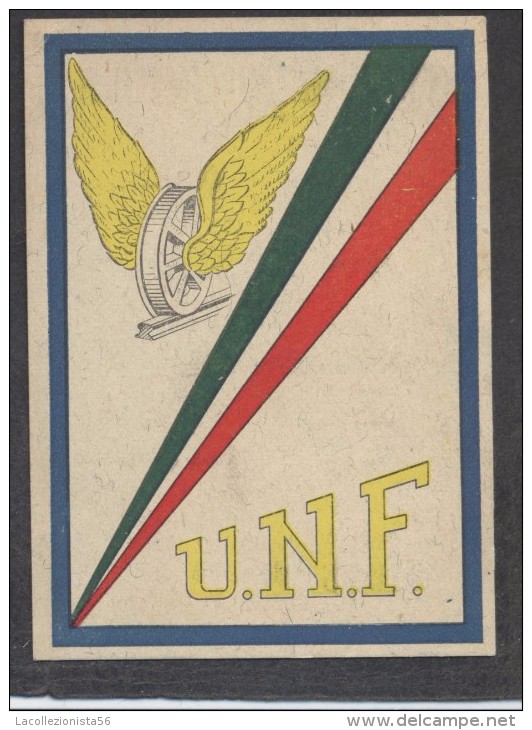 7376-TESSERA U.N.F. UNIONE NAZIONALE FERROVIERI-1951 - Mitgliedskarten