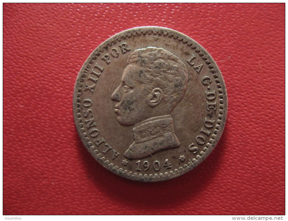 Espagne - 50 Centesimos 1904 (04) Alfonso XIII 0901 - First Minting