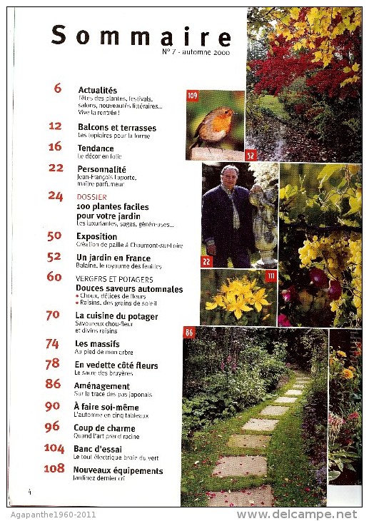 113 - REVUE TRIMESTRIELLE - 100 IDEES - JARDIN - AUTOMNE 2010 - Jardinage