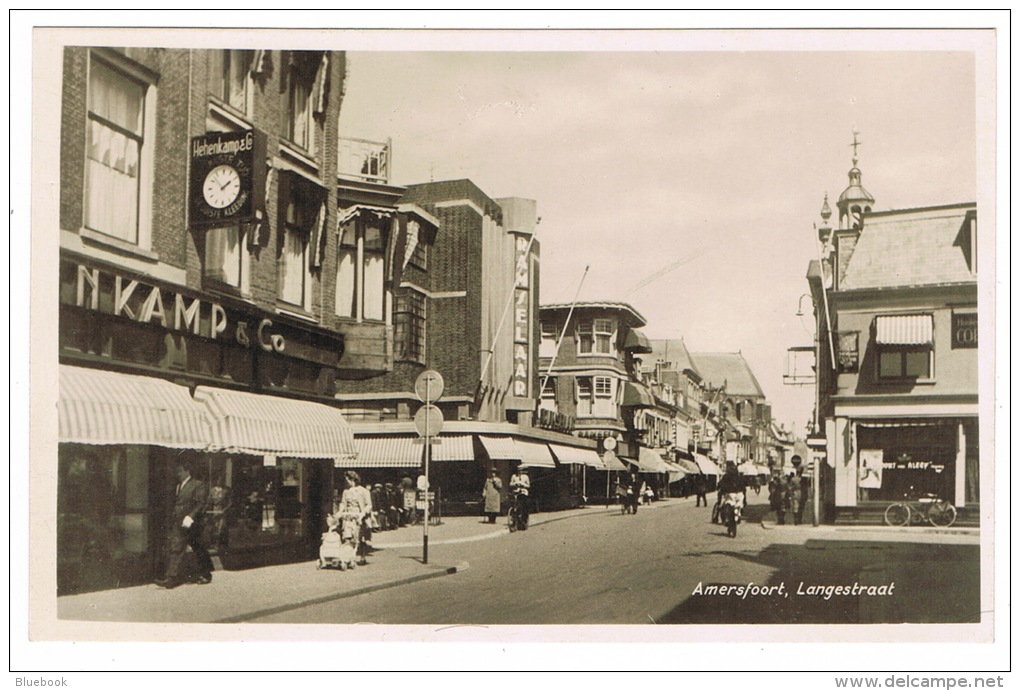 RB 1056 - Real Photo Postcard - Amersfoort Langestraat - Netherlands Holland - Amersfoort