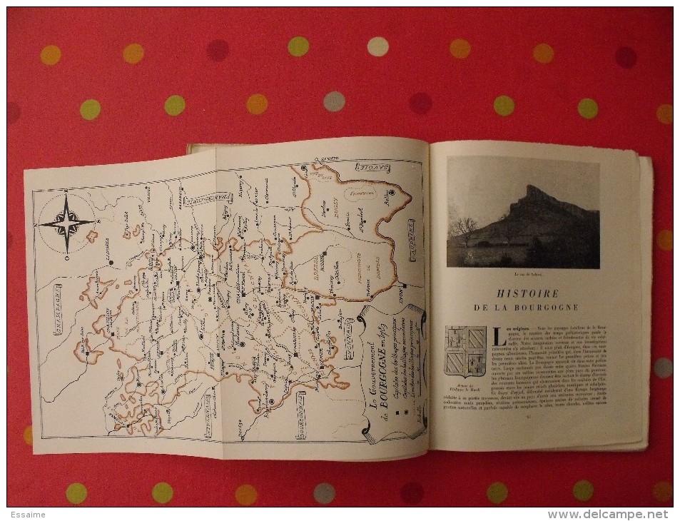 visages de la Bourgogne. éd. Horizons de France. 1946. Illust. Jean Moreau, LW Graux