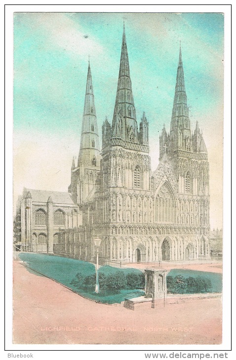 RB 1057 - 2 Early Postcards - Lichfield Cathedral - Staffordshire - Other & Unclassified