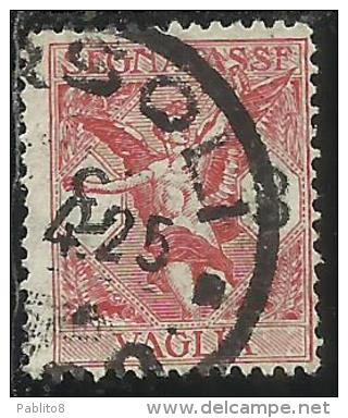 ITALY KINGDOM ITALIA REGNO 1924 SEGNATASSE TAXES TASSE POSTAGE DUE PER VAGLIA LIRE 3 USATO USED OBLITERE´ - Taxe Pour Mandats