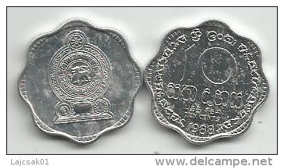 Sri Lanka 10 Cents 1988. - Sri Lanka