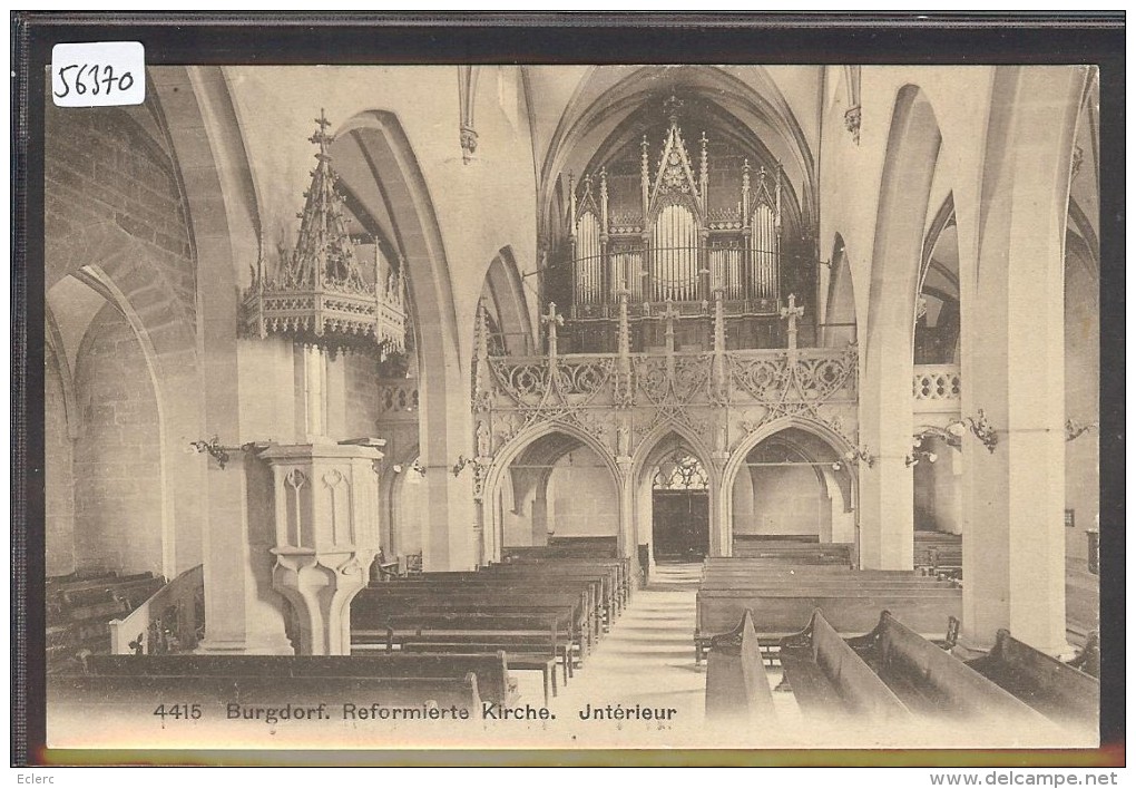 BURGDORF - BERTHOUD - REFORMIERTE KIRCHE - TB - Berthoud