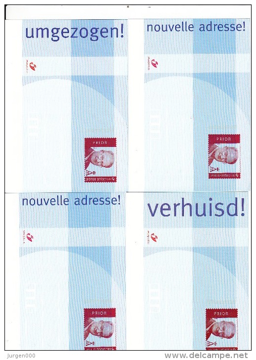 Verhuiskaarten **, 14 Stuks (X12905) - Addr. Chang.