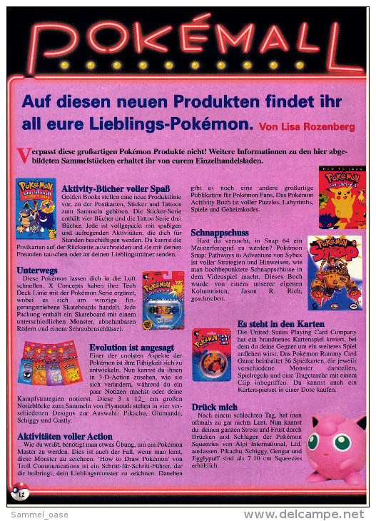 Zeitschrift Beckett "Pokemon Collector" Der Inoffizielle Führer Für Pokemon-Karten  -  Nr. 5 Von Ca. 1997 - Loisirs & Collections