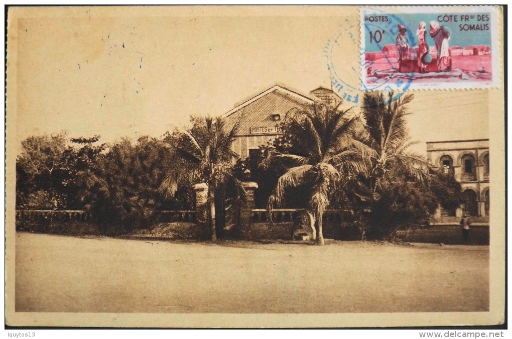 C.P.A. - Côte Française Des Somalis - DJIBOUTI - La Poste - Datée 14.12.1940 - T.B.E. - Somalië