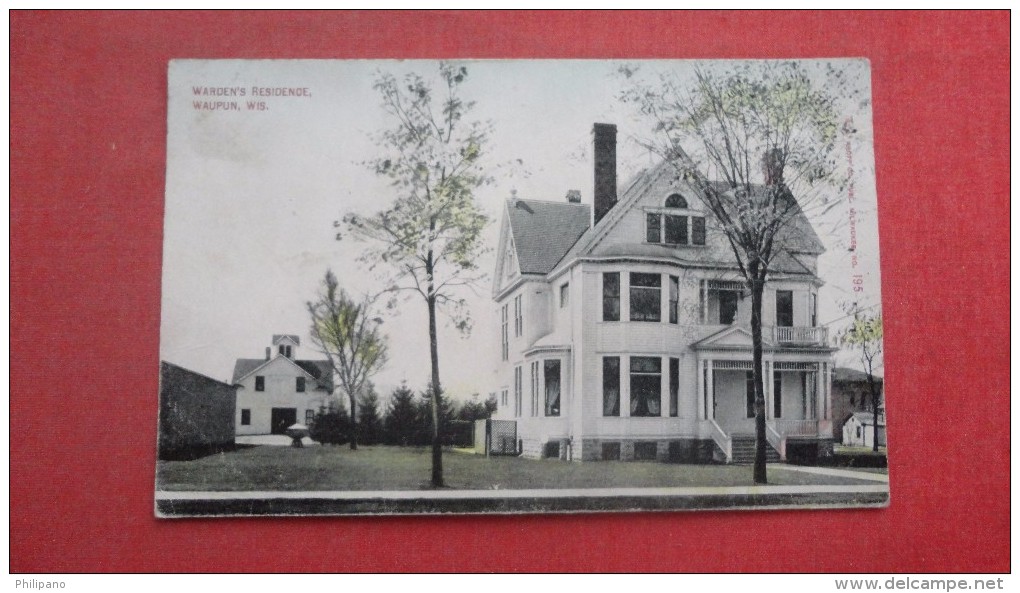 Waupun WI  Warden's Residence   -ref 1956 - Grand Rapids