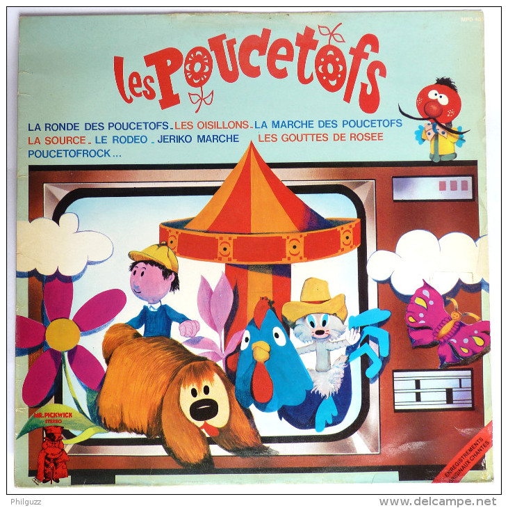 Disque Vinyle 33T LES POUCETOFS ORTF LE MANEGE ENCHANTE ORTF - MR PICKWICK MPD 405 1974 - Records
