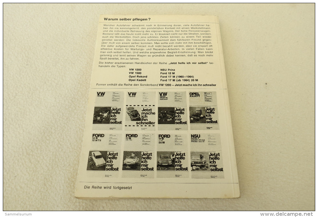 Dieter Korp "Jetzt Helfe Ich Mir Selbst" Opel Rekord 1963 - Knuteselen & Doe-het-zelf