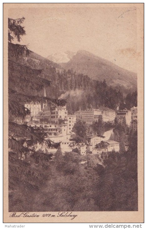 Austria Österreich - Bad Gastein - Mailed 1927 / Stamp 600 Kronen - Bad Gastein