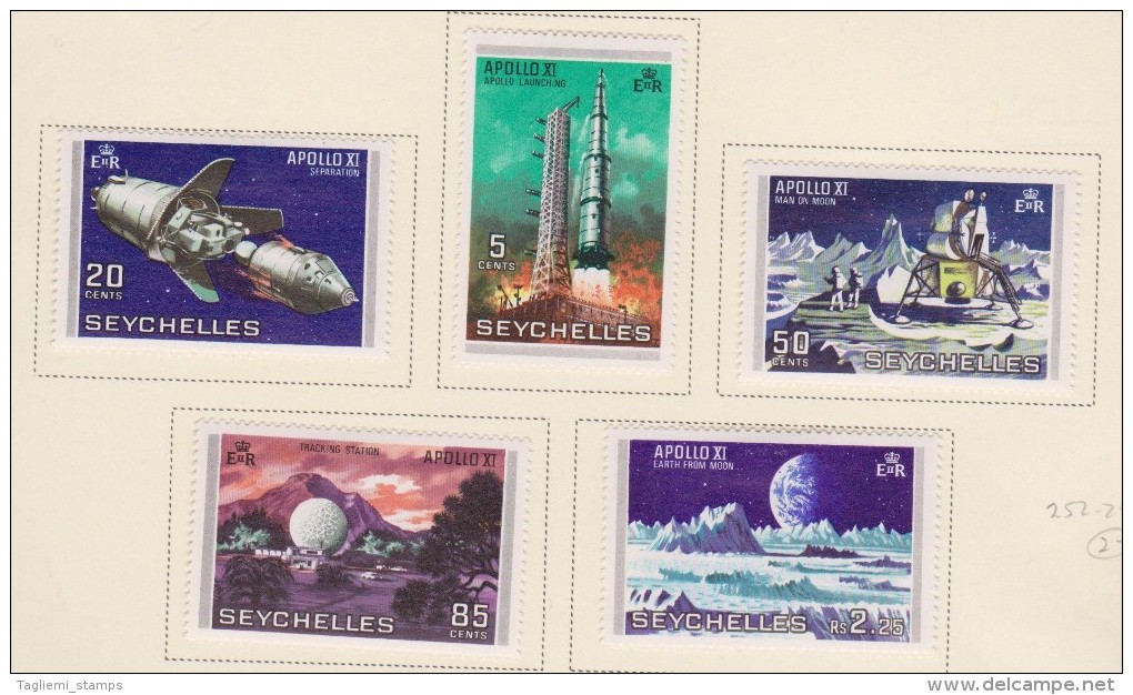 Seychelles, 1969, SG 257 - 261, Set Of 5, Mint Hinged - Seychelles (...-1976)