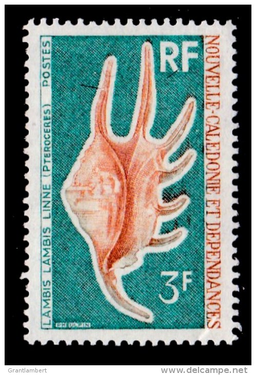 New Caledonia 1968 Sea Shells 3f MNH  SG 446 - Ungebraucht