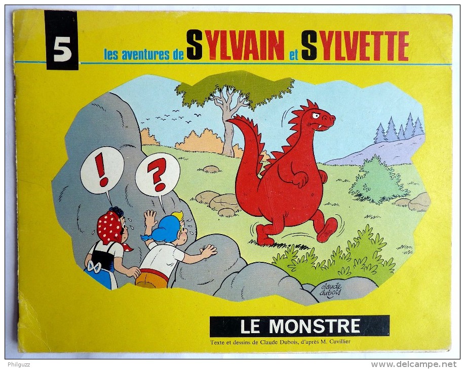 BD LES AVENTURES DE SYLVAIN SYLVETTE - ALBUMS  N° 5 1981  Enfantina - Sylvain Et Sylvette