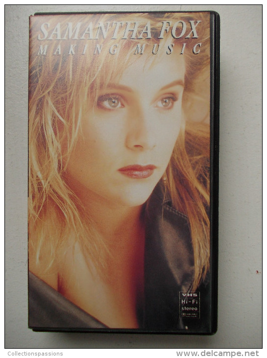 Cassette Vidéo VHS - SAMANTHA FOX - Making Music - - Concert & Music