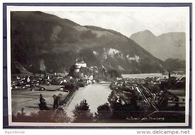 Alte Karte  "KUFSTEIN Vom Thierberg" - Kufstein