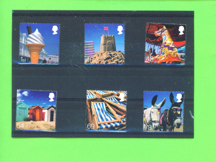 GREAT BRITAIN - 2007 The Seaside Set Of 6 UM - Unused Stamps