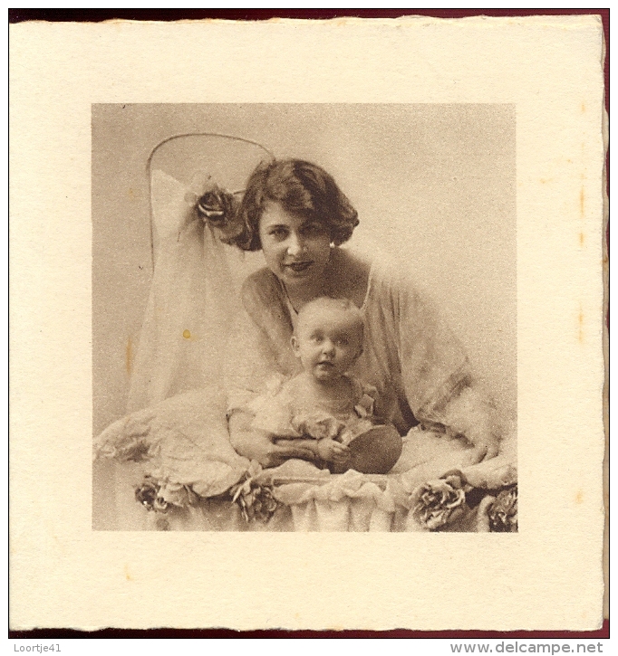 Geboortekaartje Carte De Naissance - Gisèle Bauvois Née Cuesmes 1933 - Birth & Baptism