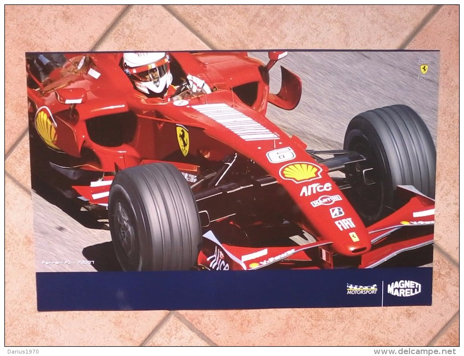 Auto E Moto - Da Calend. M. Marelli -cm. 38x60 - FerrariF430 GTC GT2-AF Corse - E Ferrari F1 - F2007. - Other & Unclassified