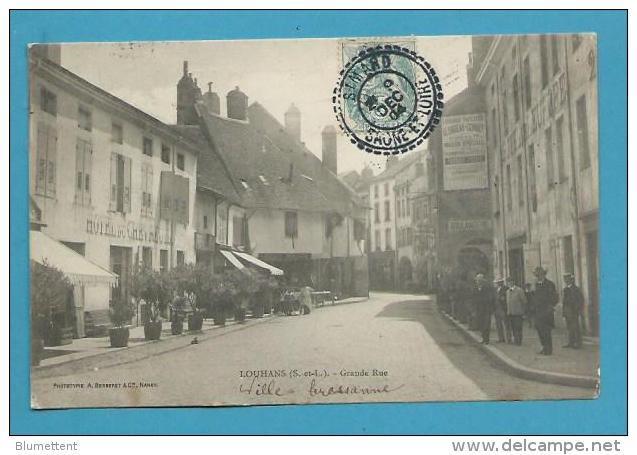 CPA Grande Rue LOUHANS 71 - Louhans