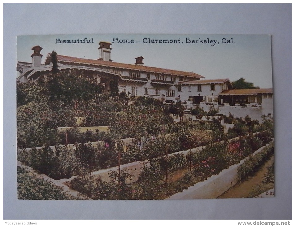 1 POSTCARD POSTAL PC CPA - UNITED STATES USA !!! RARE !!! BERKLEY CLAREMONT OAKLAND (2 SCANS) - Oakland