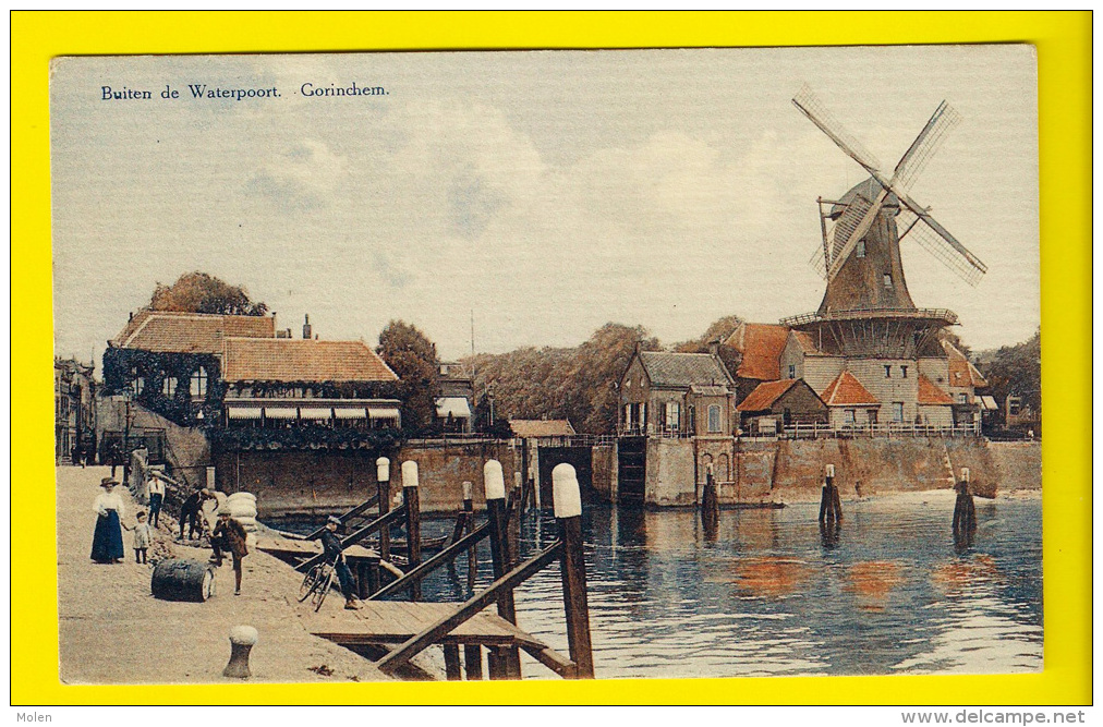 BUITEN DE WATERPOORT GORINCHEM Windmolen MOULIN à VENT Molen Mill Muhle Molino Laminatoio 2511 - Gorinchem