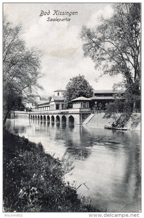 Ak Bad KISSINGEN -Saalepartie, 1911 Von ASCHACH Nach WALLENFELS/Ofr - Bad Kissingen