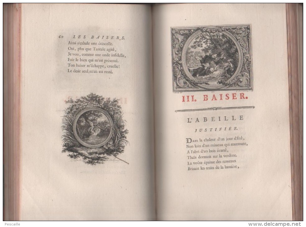 1770 - LES BAISERS PRECEDES DU MOIS DE MAI POËME - JEAN SECOND - 119 PAGES - 23 X 15 Cm ENVIRON - 47 PETITES GRAVURES