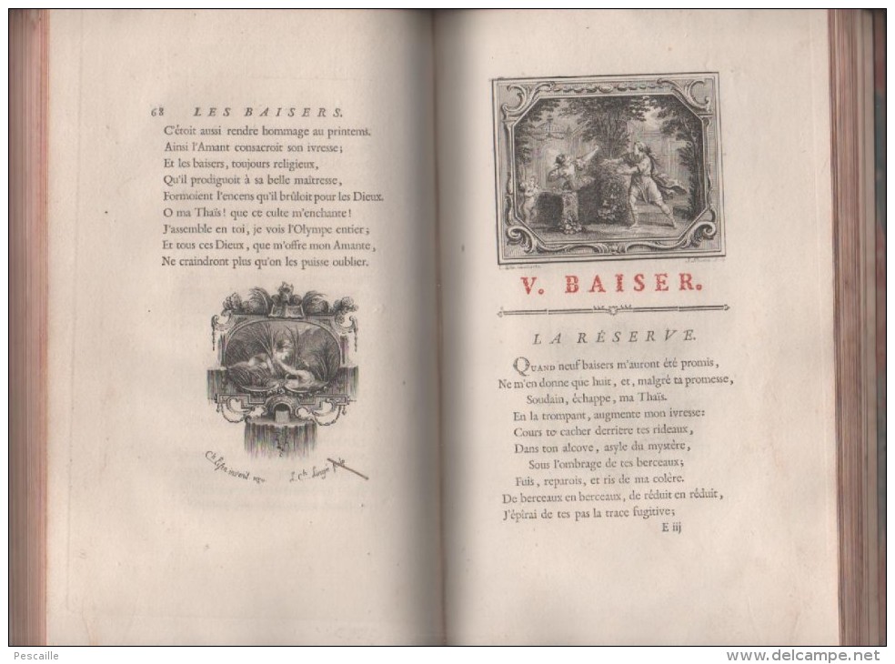 1770 - LES BAISERS PRECEDES DU MOIS DE MAI POËME - JEAN SECOND - 119 PAGES - 23 X 15 Cm ENVIRON - 47 PETITES GRAVURES