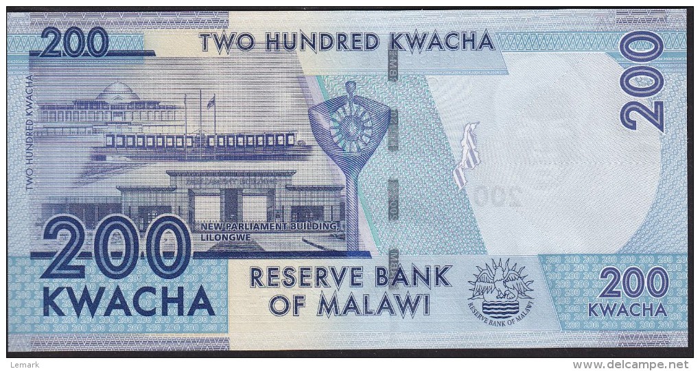 Malawi 200 Kwacha 2012 P60a UNC - Malawi