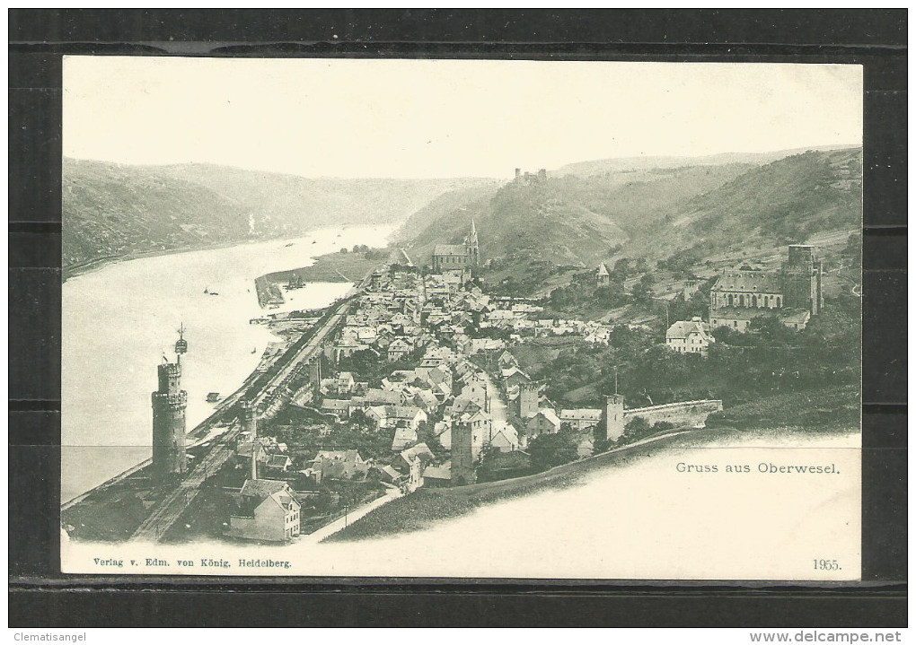 920b * GRUSS AUS OBERWESEL * GESAMTANSICHT * 1905 **!! - Oberwesel