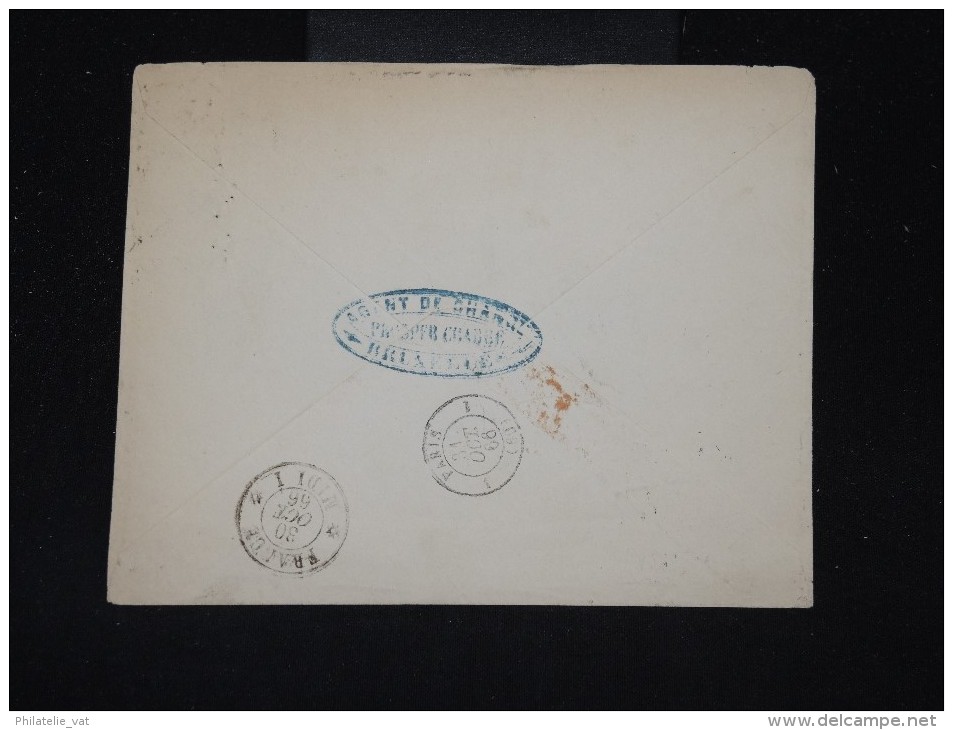 BELGIQUE - Enveloppe Pour Paris En 1866 - Aff. Plaisant - à Voir - Lot P10074 - 1865-1866 Profilo Sinistro