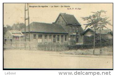 BERCHEM-SAINTE-AGATHE « La Gare » - Ed. F. Philips (1910) - Berchem-Ste-Agathe - St-Agatha-Berchem