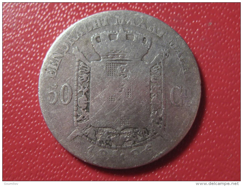 Belgique - 50 Centimes 1886 0201 - 50 Cent