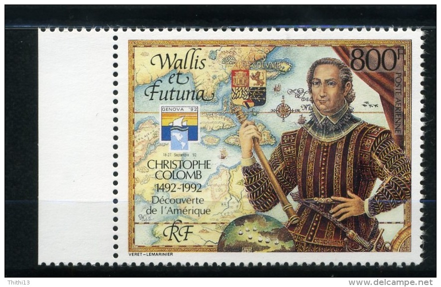 WALLIS & FUTUNA POSTE AERIENNE REF Y&T 174 EXPOSITION PHILATELIQUE INTERNATIONALE A GENEVE CHRISTOPHE COLOMB COTE 23€ - Unused Stamps