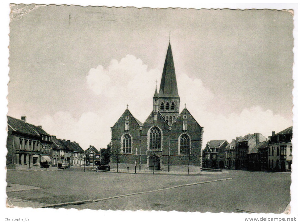 Zomergem, Markt En Kerk St Martinus (pk24459) - Zomergem