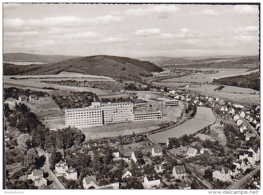 Germany PPC Bad Hersfeld - Neues Kreiskrankenhaus BAD HERSFELD 1961 Echte Real Photo Véritable Vera (2 Scans) - Bad Hersfeld