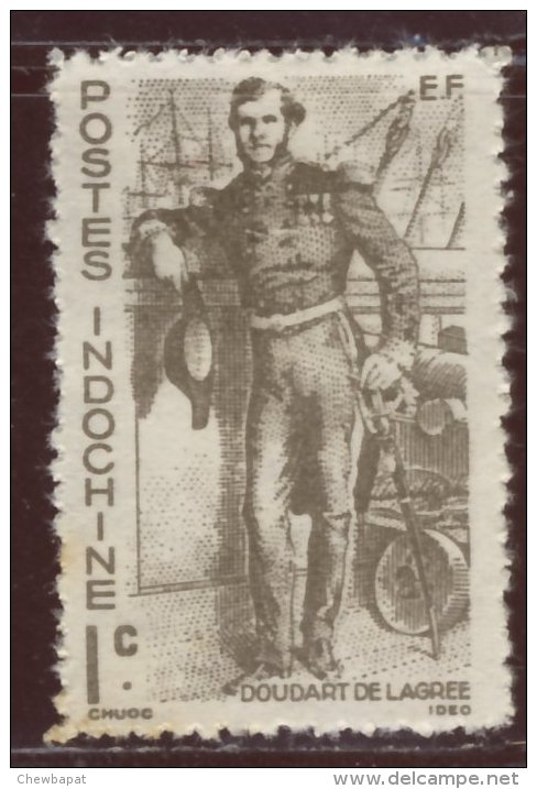 Indochine - Oblitéré - Charnière Y&T 1943 N° 261 Louis Doudart De Lagree 1c Gris-brun - Ongebruikt