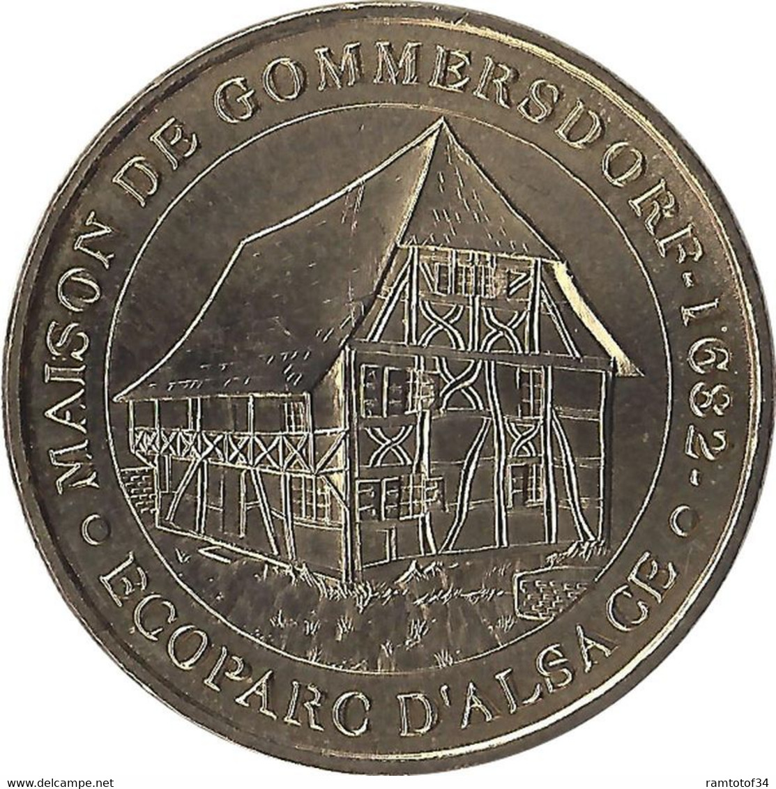 2007 MDP265 - MAISON DE GOMMERSDORF - Ecoparc D' Alsace / MONNAIE DE PARIS - 2007