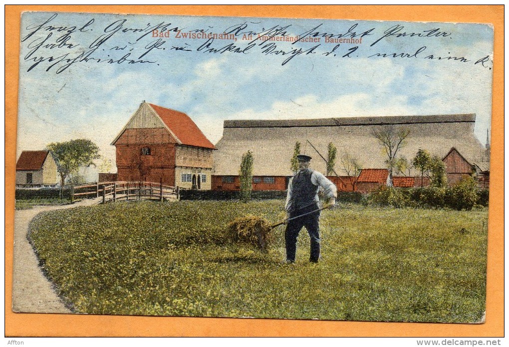 Bad Zwischenahn An Ammerlandsicher Bauernhof 1911 Postcard - Bad Zwischenahn