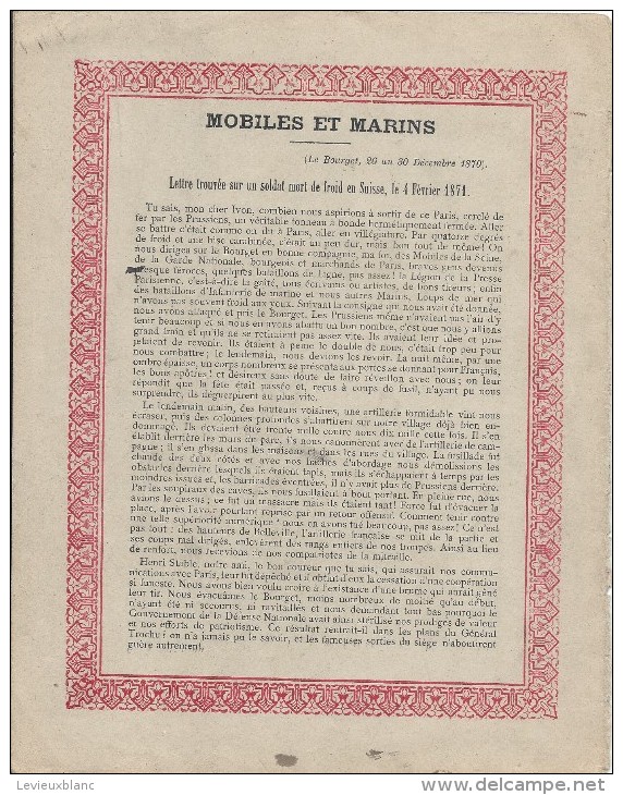 Couverture De Cahier D´écolier/Nouvelles Anecdotes Militaires/Mobiles Et Marins/Vers 1895-1905   CAH63 - Autres & Non Classés