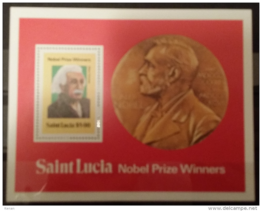 St. Lucia, 1980, Mi: Block 22 (MNH) - Albert Einstein