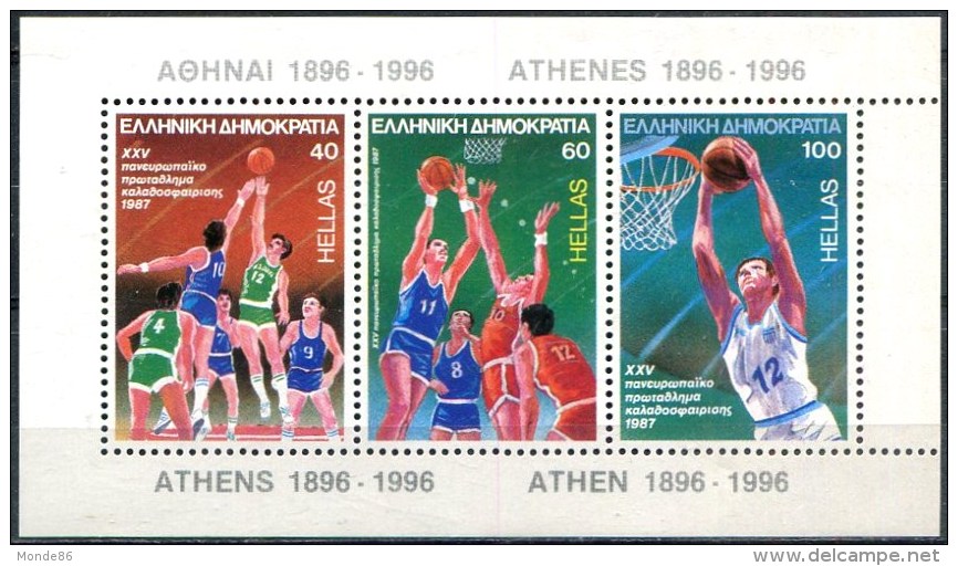 GRECE - Année Complète 1987 ** - TB - Full Years