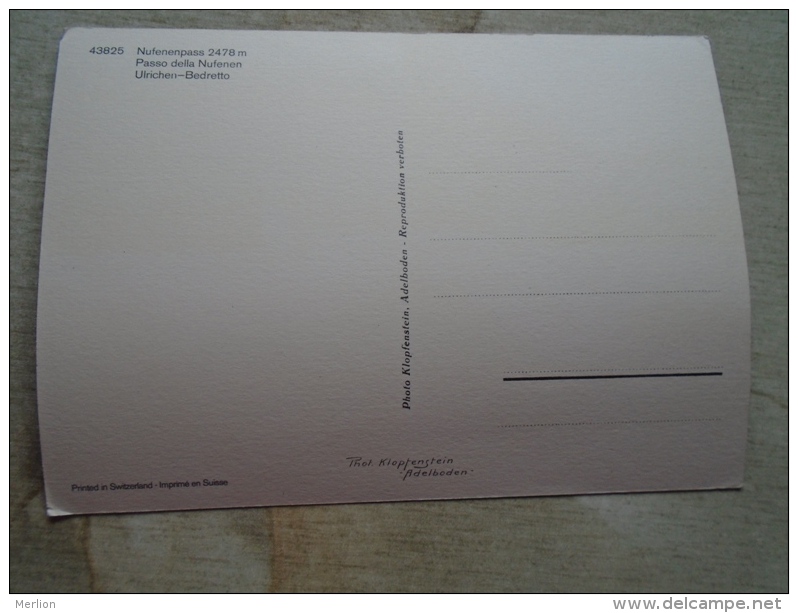 CH  - Nufenen - Nufenenpass -Ulrichen -Bedretto   D132830 - Bedretto
