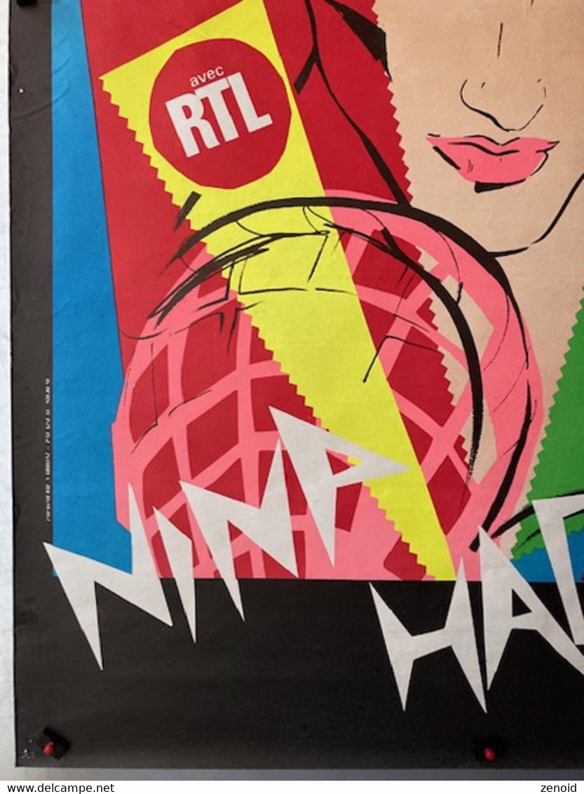 Affiche Originale Concert De NINA HAGEN - 1983 - Ill. Werner - Posters