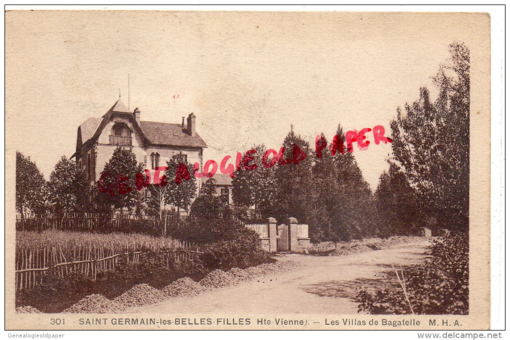 87 -ST - SAINT GERMAIN LES BELLES - LES VILLAS DE BAGATELLE - VILLA CHATEAU - Saint Germain Les Belles