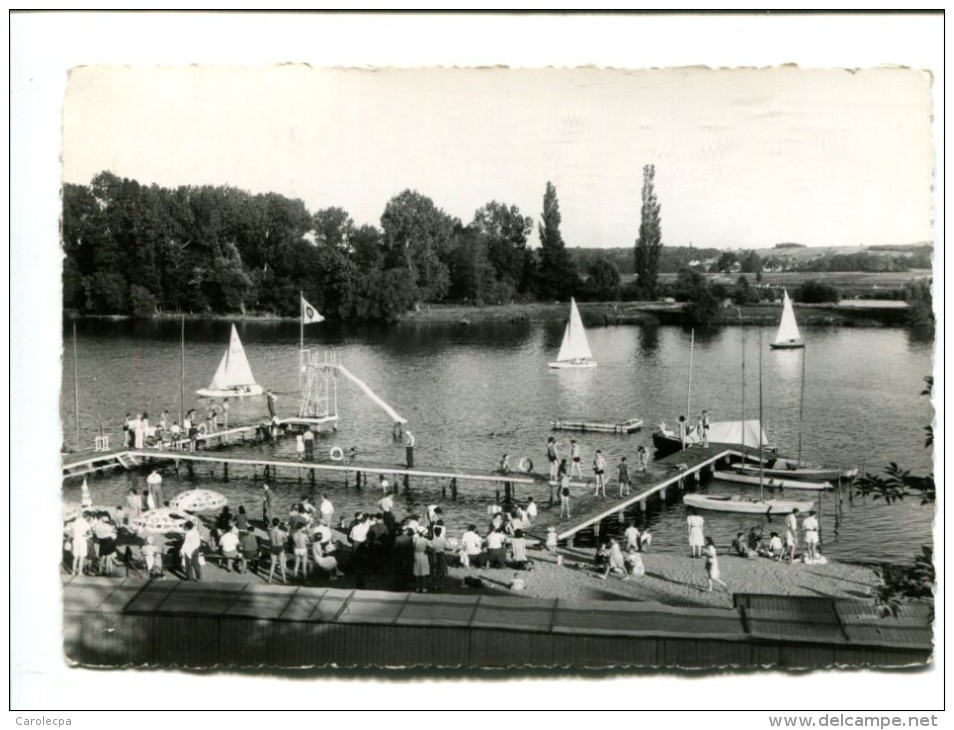 CP- MUIDS (27) LA PLAGE ET LE CERCLE NAUTIQUE - Muids